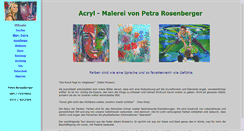 Desktop Screenshot of petra-rosenberger.de